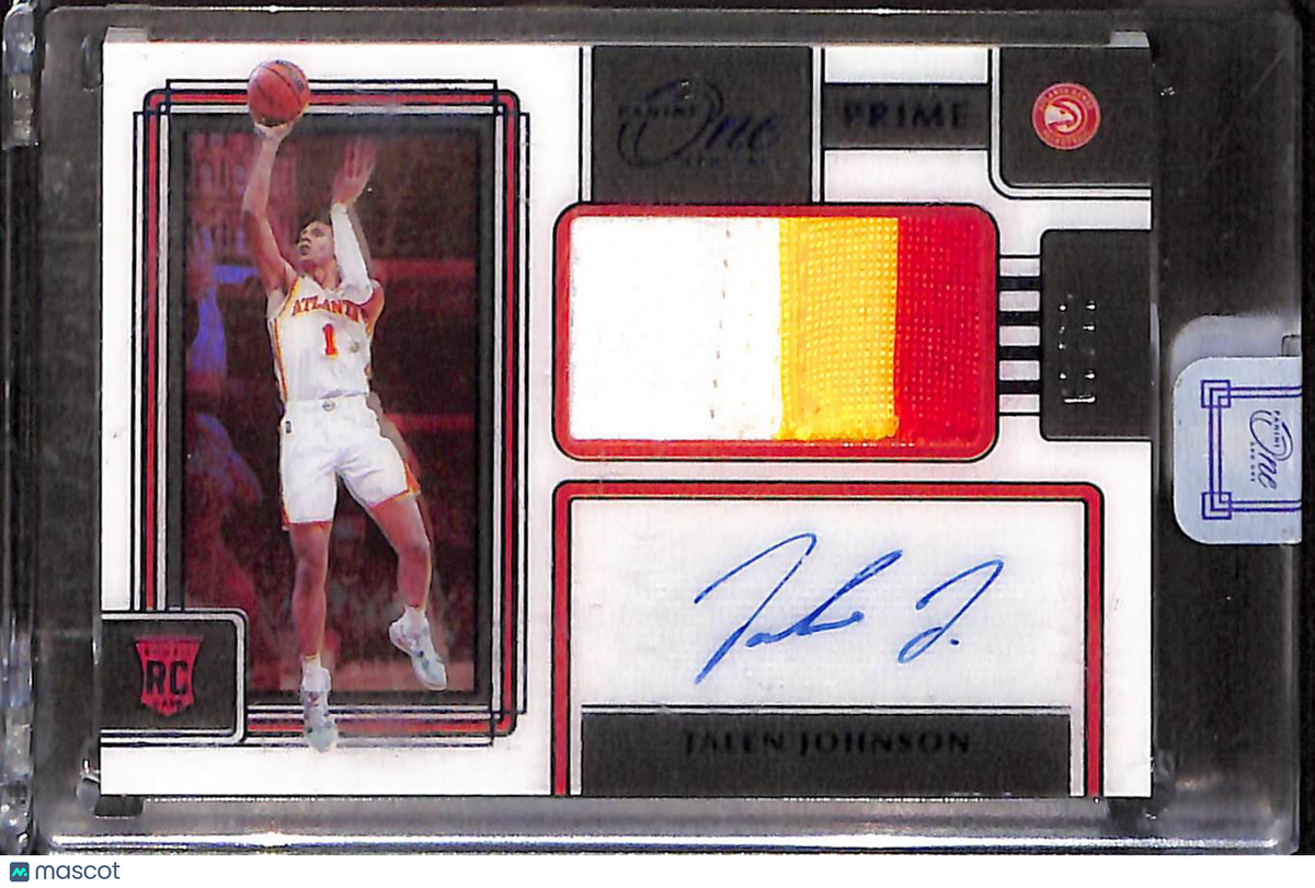 2022 Panini One and One Jalen Johnson #PR-JJN RC Prime Patch