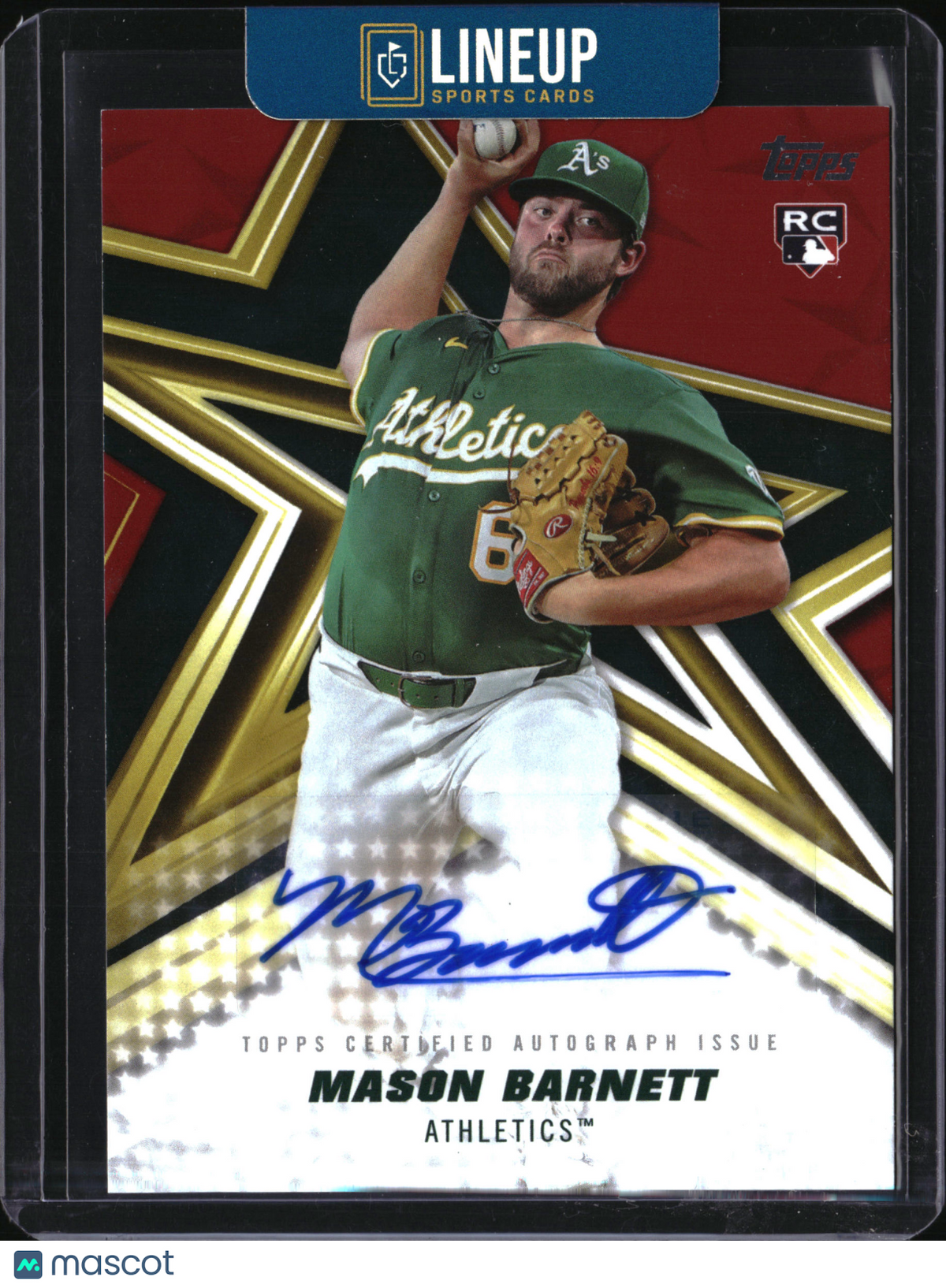 2026 Topps Baseball Stars Autograph Mason Barnett #BSA-MB /5 RC