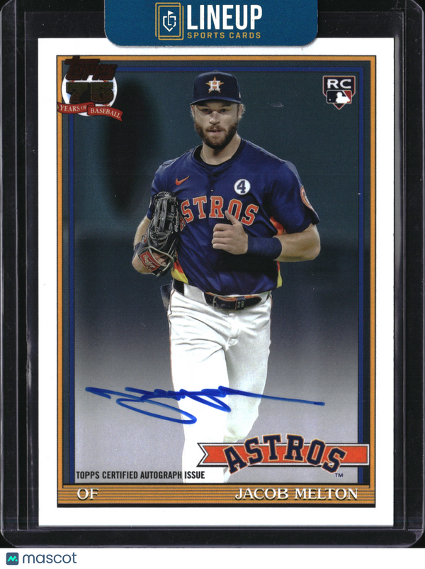 2026 Topps Baseball 1991 Topps Baseball Autograph Jacob Melton #91A-MEL RC
