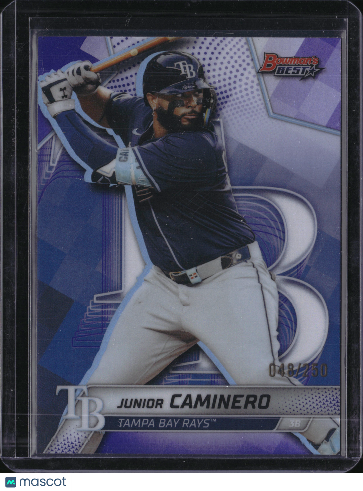 2025 Bowman's Best Junior Caminero #53 Purple Refractor /250