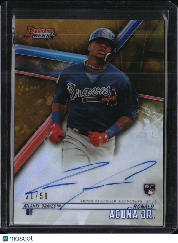 2018 Bowman's Best Ronald Acuña Jr. #B18-RA /50 RC
