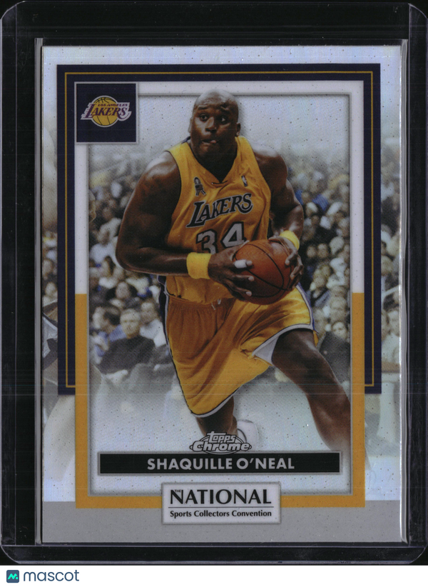 2026 Topps Chrome The National Sports Collectors Convention Shaquille O'Neal #NBA-33 Refractor