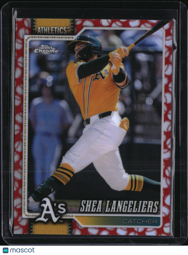 2026 Topps Chrome Shea Langeliers #273 Baseball Pattern