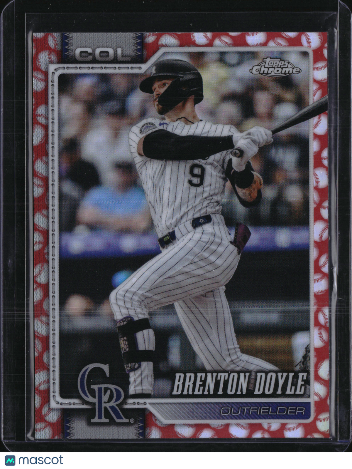 2026 Topps Chrome Brenton Doyle Baseball Seams Refractor #125 Colorado Rockies