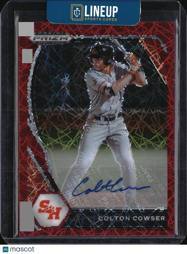2021 Panini Prizm Draft Picks Colton Cowser #PDP5 Red Mojo