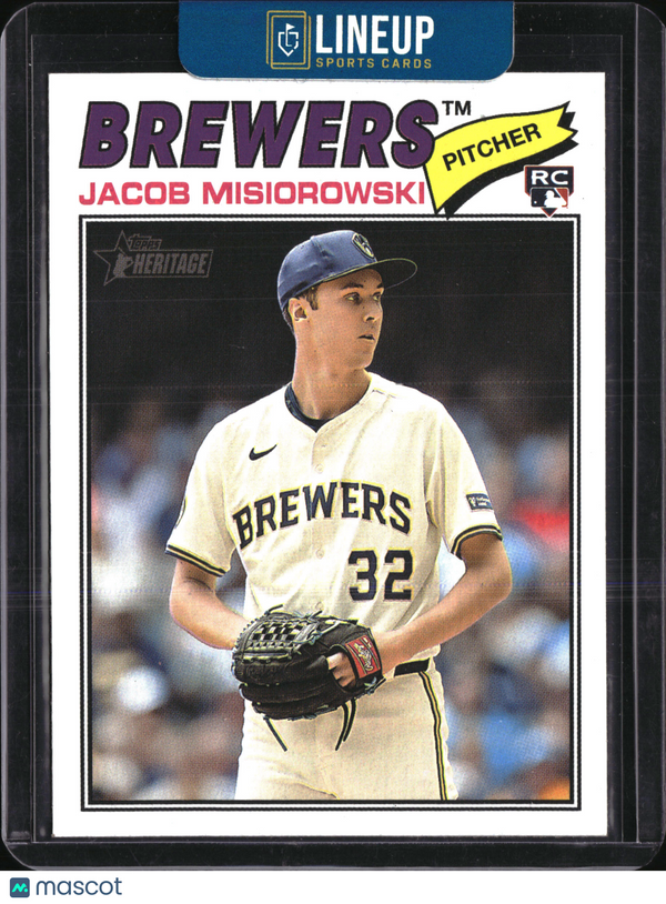 2026 Topps Heritage Jacob Misiorowski #144 RC