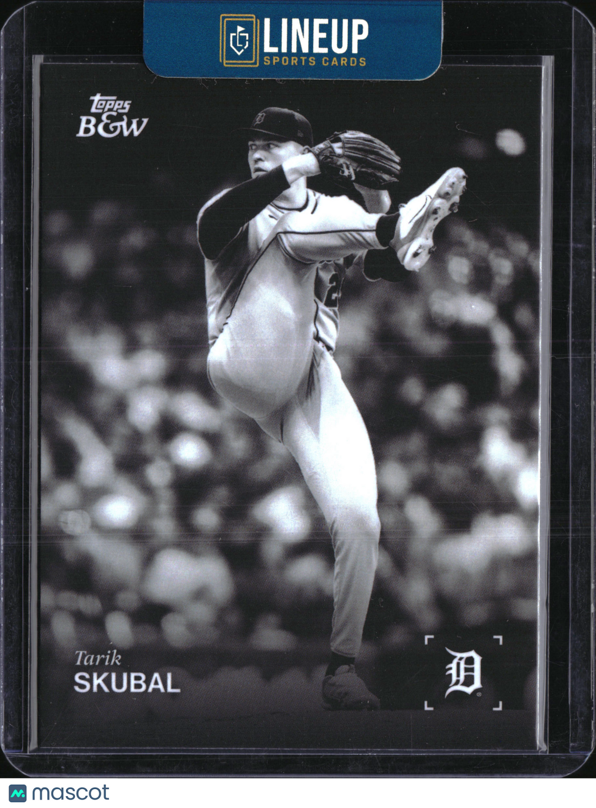 2025 Topps Black & White Baseball Tarik Skubal #52