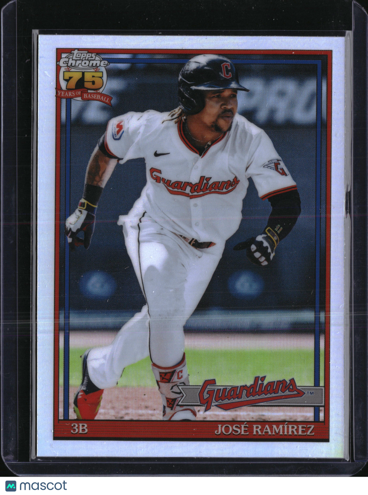 2024 Topps Chrome 75 Years of Baseball José Ramírez #91CB-9