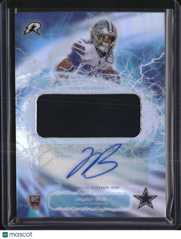 2026 Topps Resurgence Football Jaydon Blue #RRA-JB Autograph Rookie