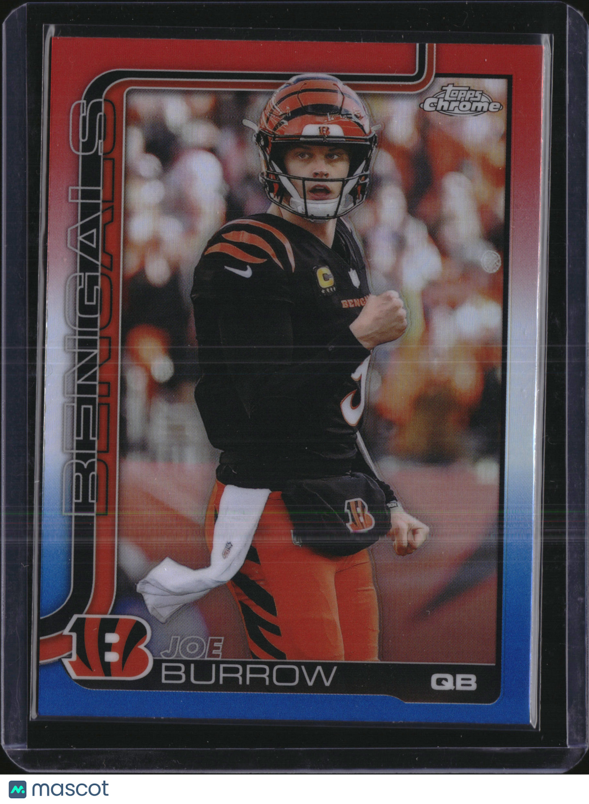 2025 Topps Chrome Joe Burrow Red White Blue Refrcator #61