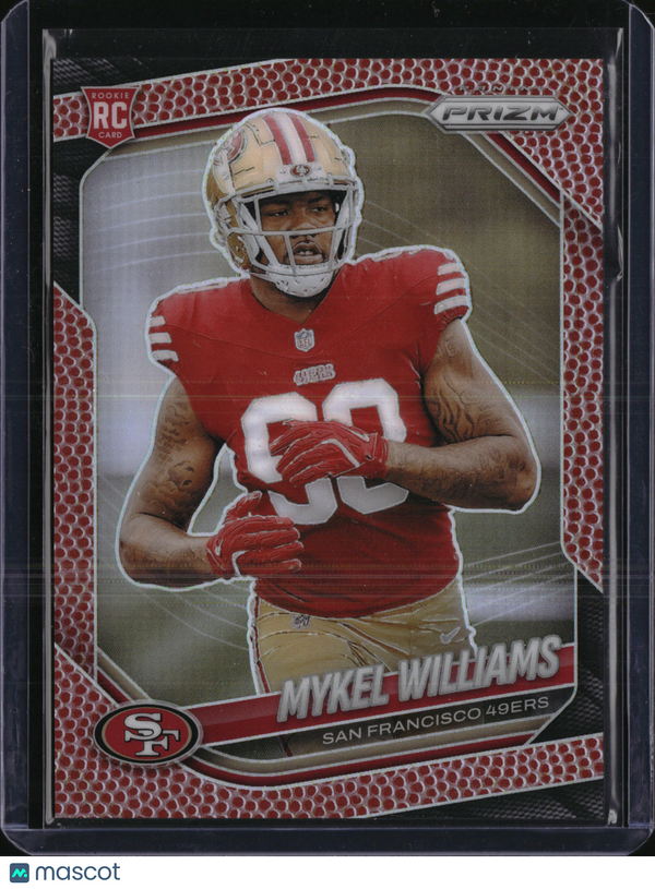2025 Panini Prizm Mykel Williams #304 /180 RC