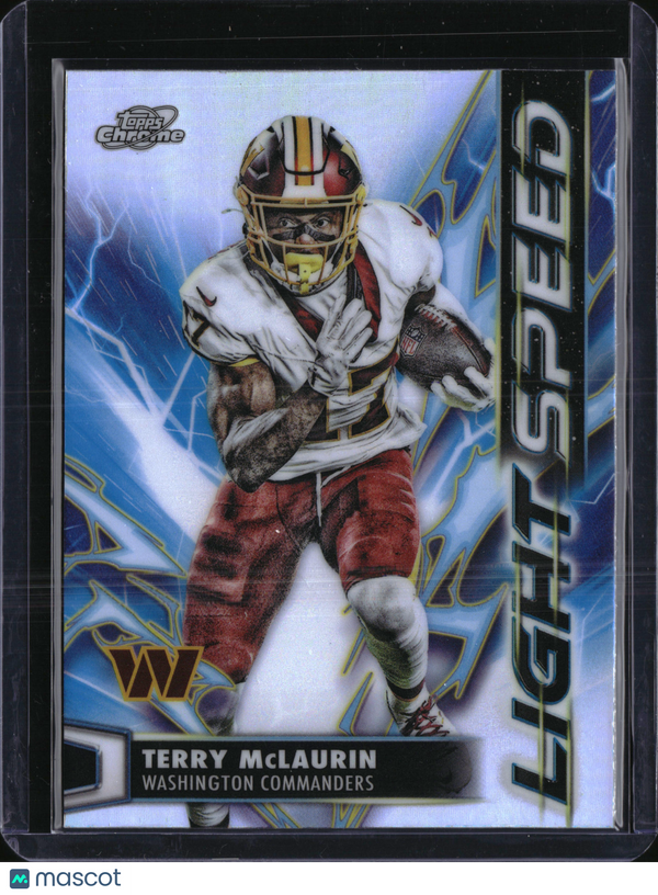 2025 Topps Chrome Light Speed Terry McLaurin #LS-35