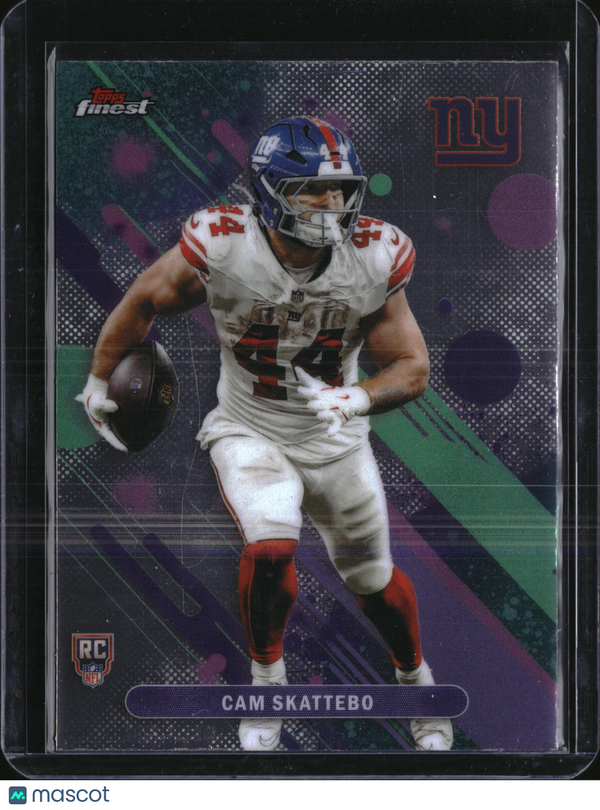 2025 Topps Finest Cam Skattebo #18 RC