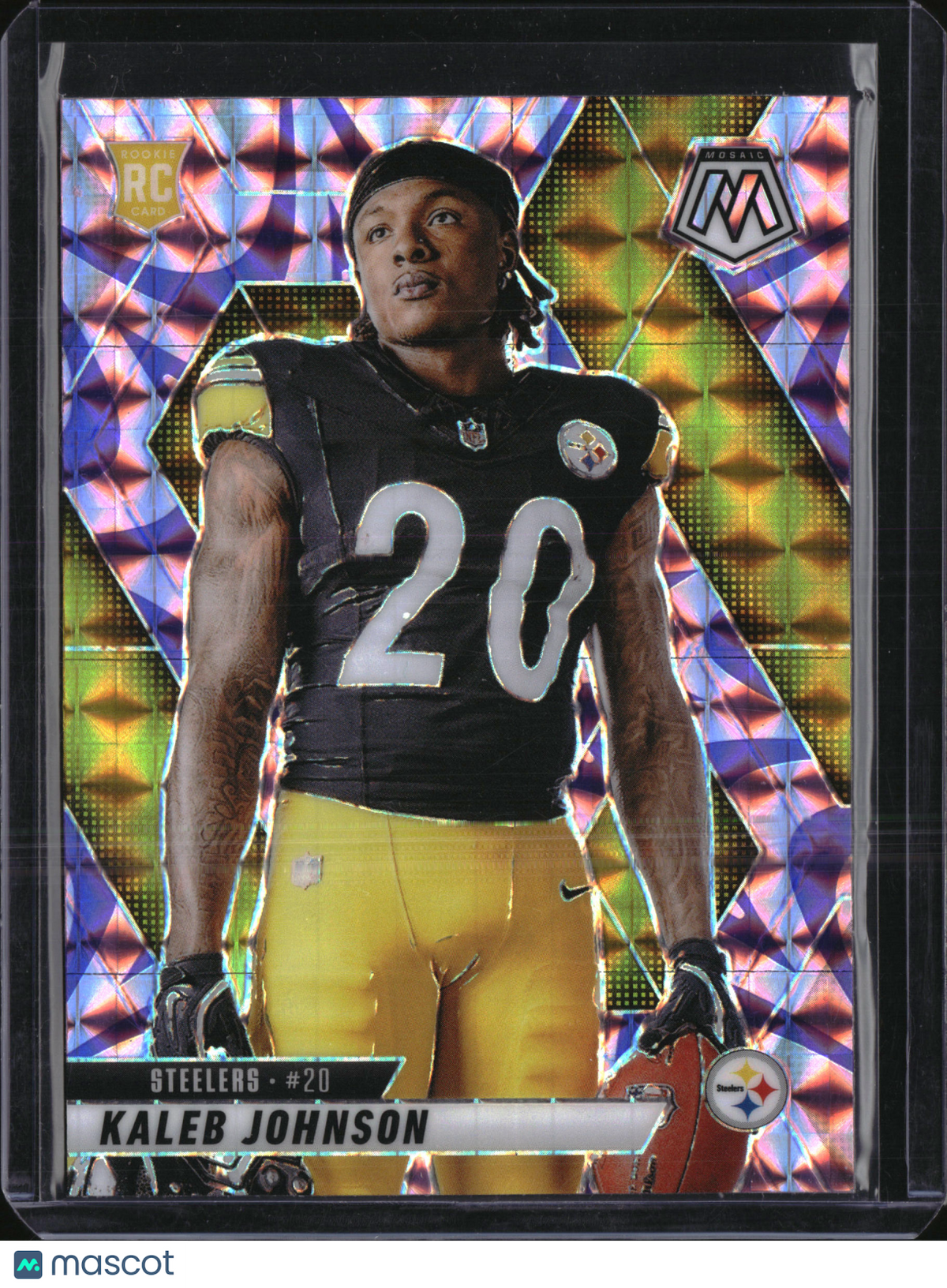 2025 Panini Mosaic Football Kaleb Johnson #289 RC