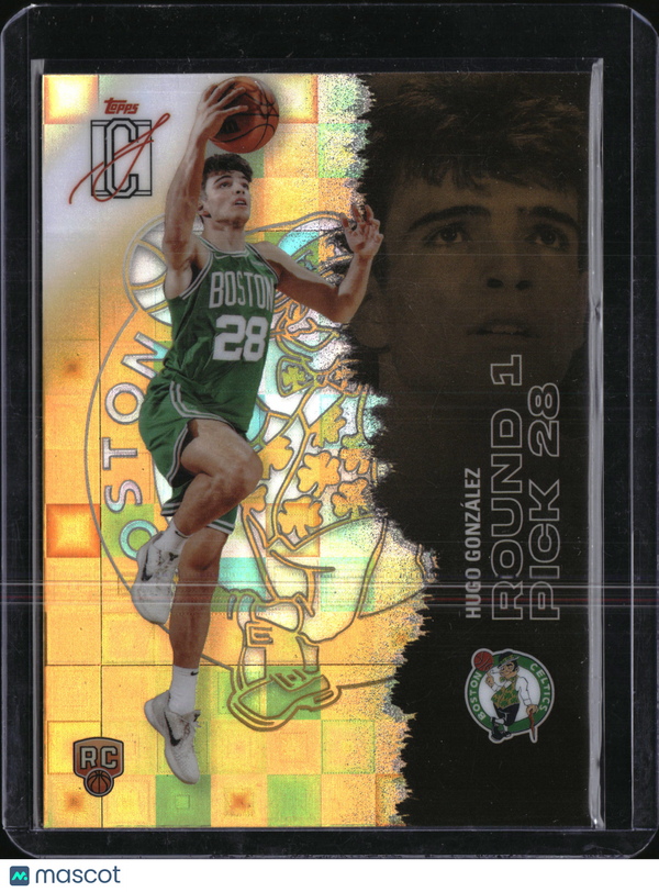 2026 Topps Signature Class Basketball Hugo González #144 Yellow Pandora