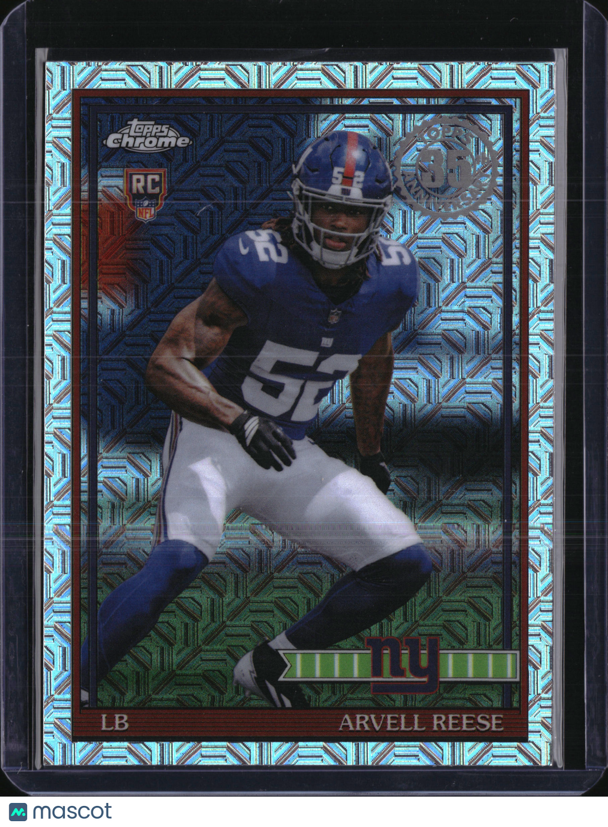 2026 Topps Arvell Reese 1991 Chrome Rookie RC Mojo Refractor #91TRC-46 Giants