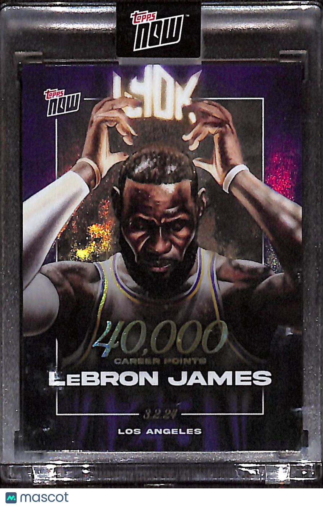 2024 Topps Now Basketball LeBron James #LJ-40K