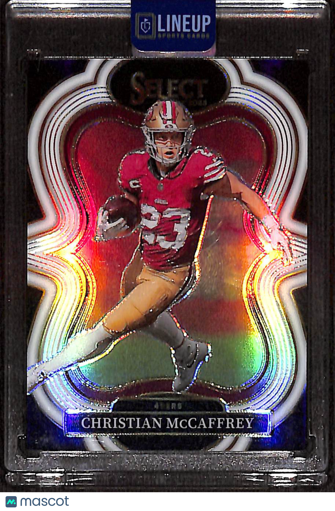 2026 Panini Select Football Christian McCaffrey #317 Suite Level Purple Prizm /35
