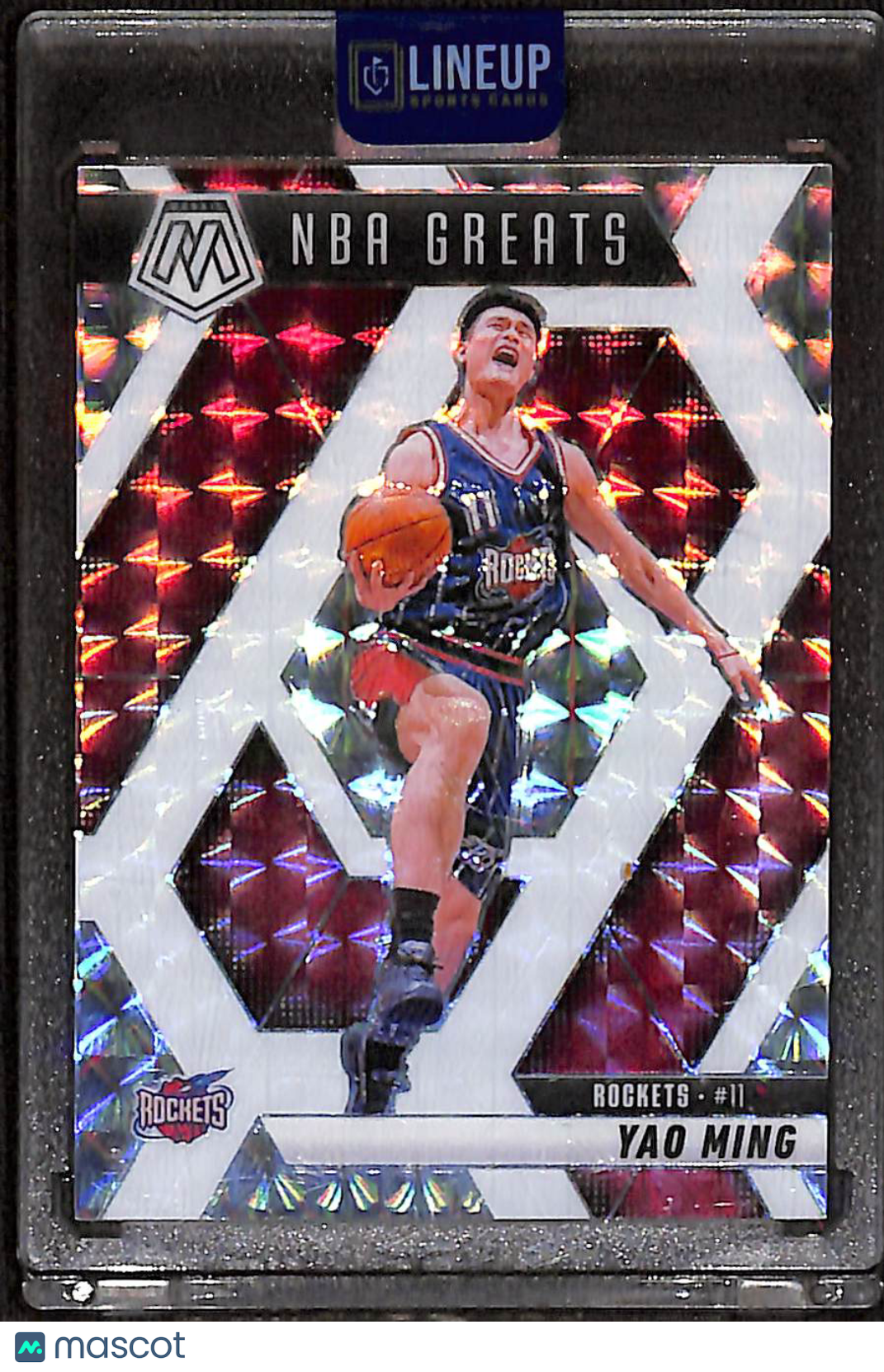 2025 Panini Mosaic NBA Greats Yao Ming #294 Pink /35