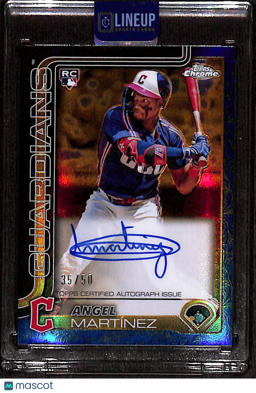 2025 Topps Chrome Gilded Angel Martínez #CGA-AM /50 RC