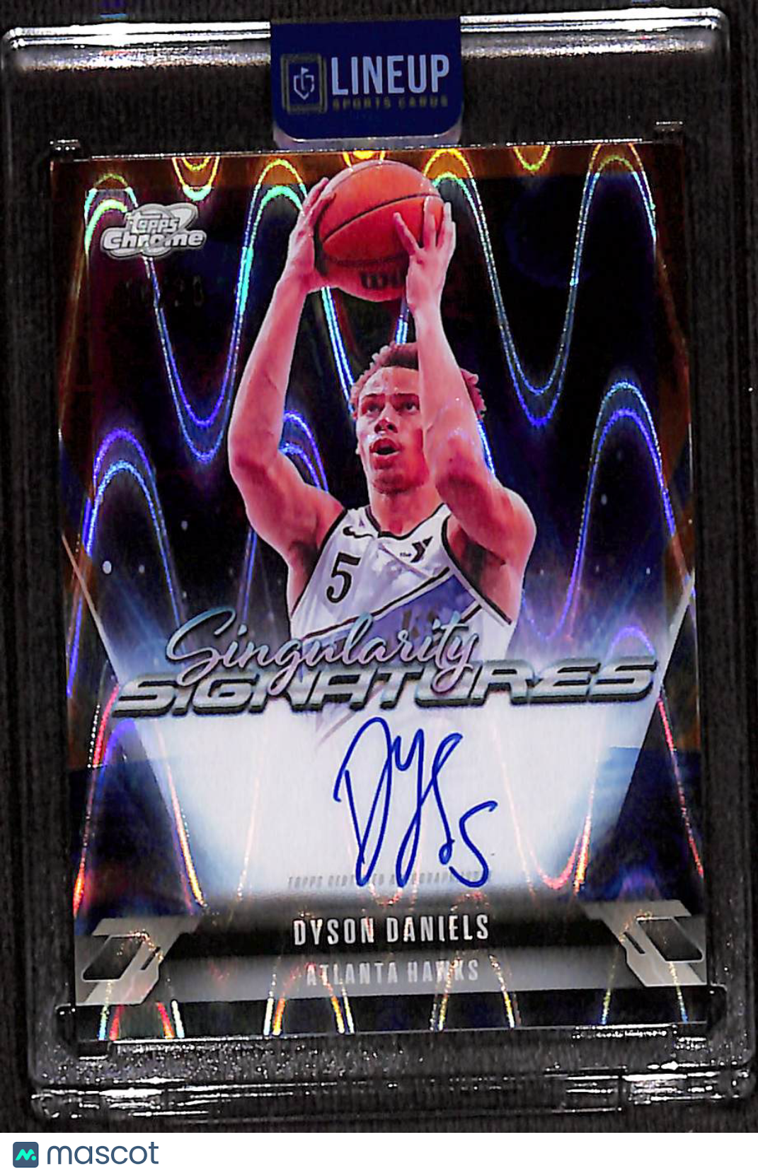 2026 Topps Cosmic Chrome Singularity Signatures Dyson Daniels #SS-DDA /25