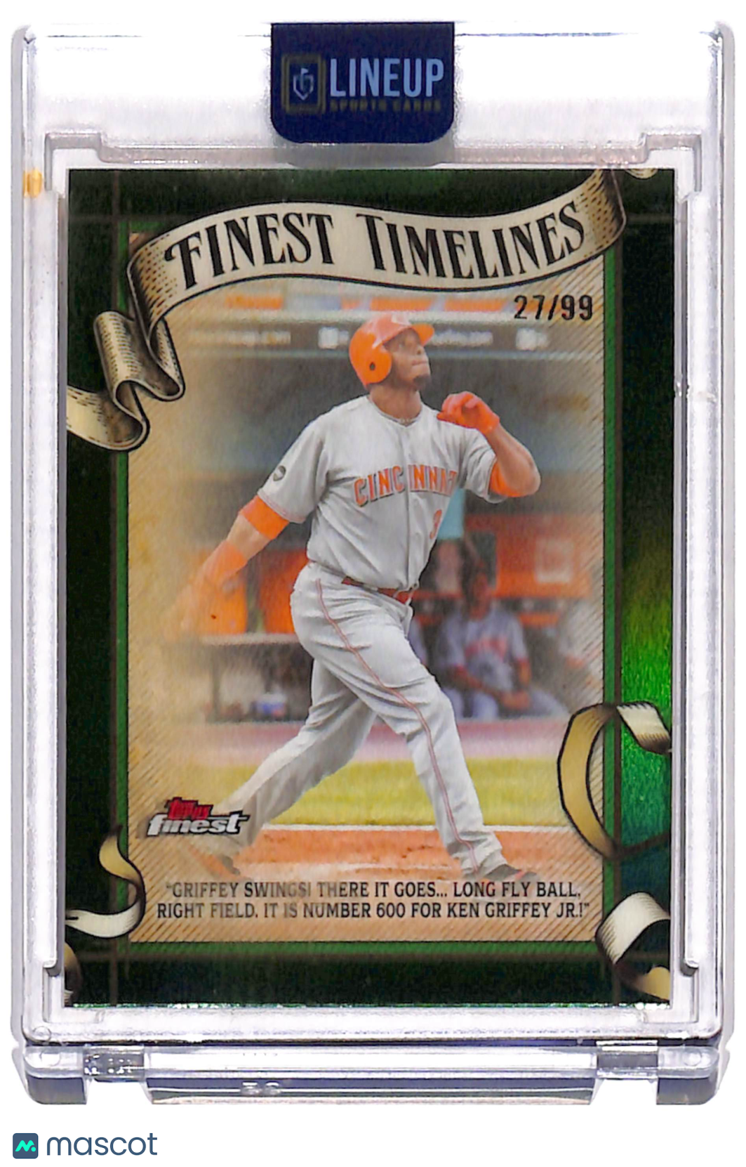 2026 Topps Finest Timelines Ken Griffey Jr. #FT-29 /99