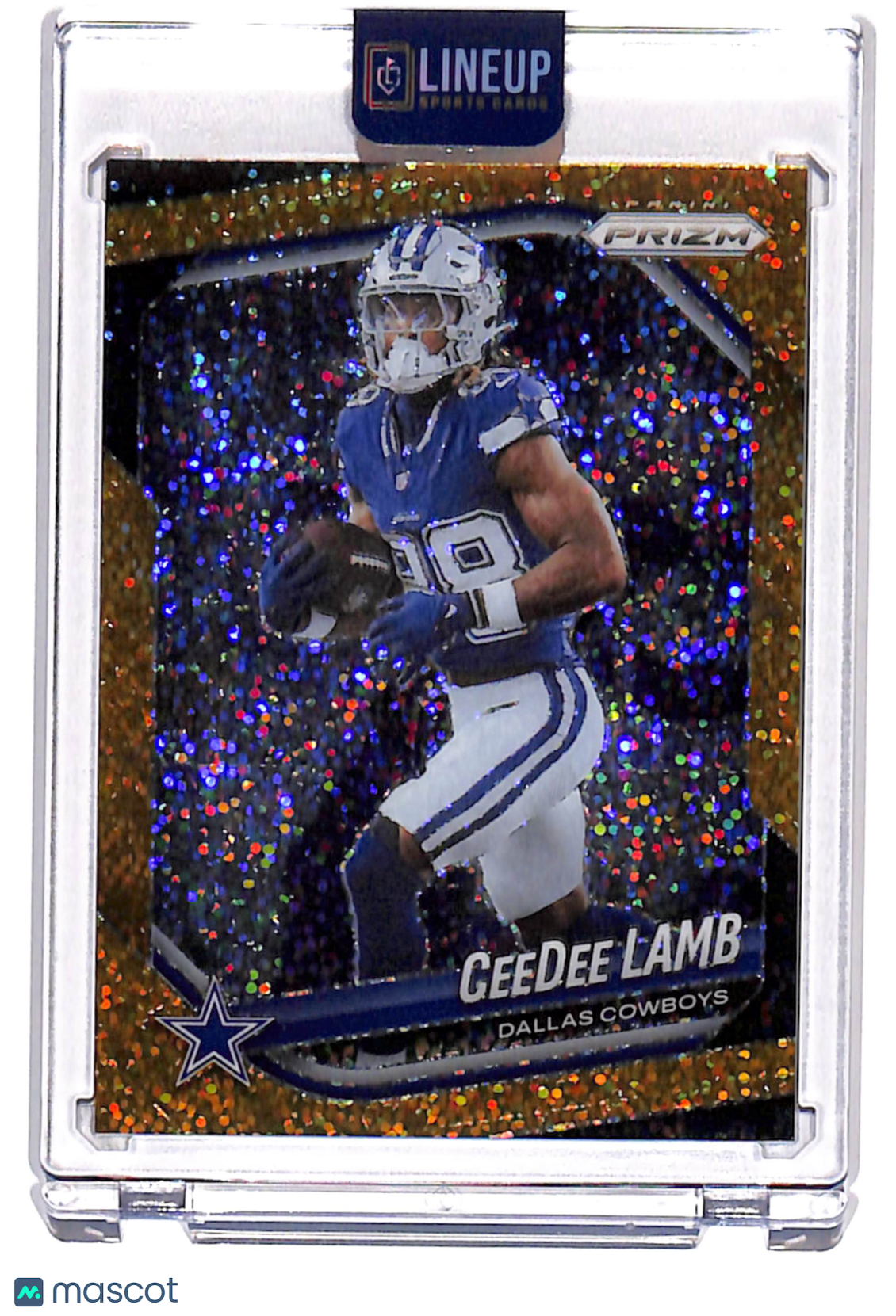 2025 Panini Prizm CeeDee Lamb #154 Gold Sparkle /24