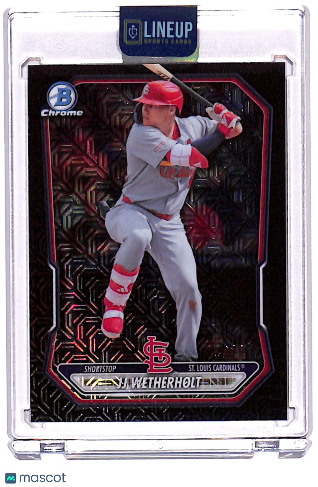 2026 Bowman Chrome JJ Wetherholt #BCP-115 Black Mojo /10