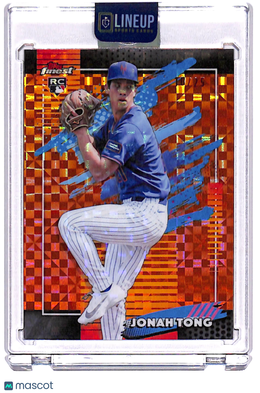 2026 Topps Finest Jonah Tong #134 Orange /25 RC
