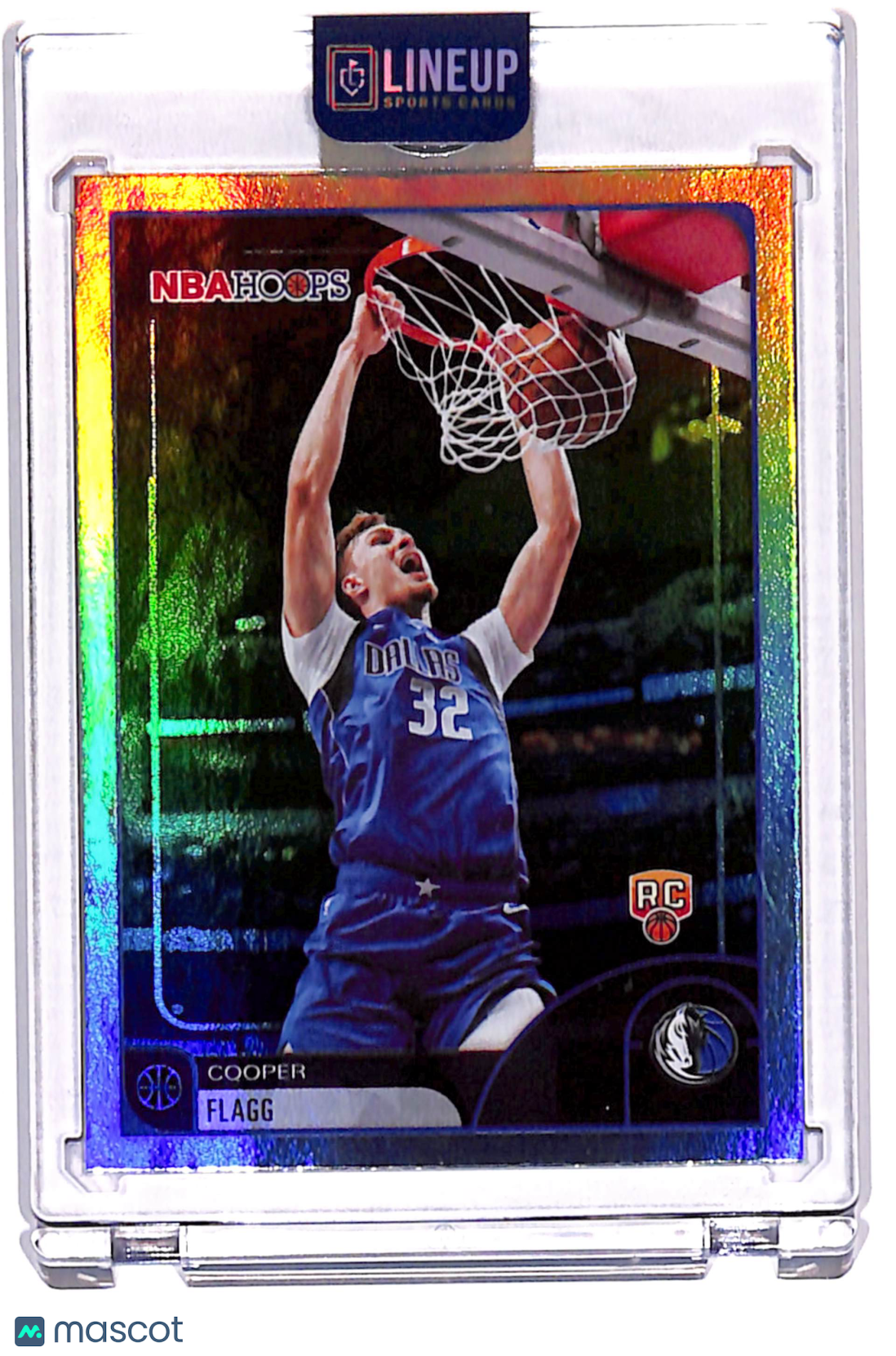 2026 Topps NBA Hoops Cooper Flagg #35 Rainbow Foil RC