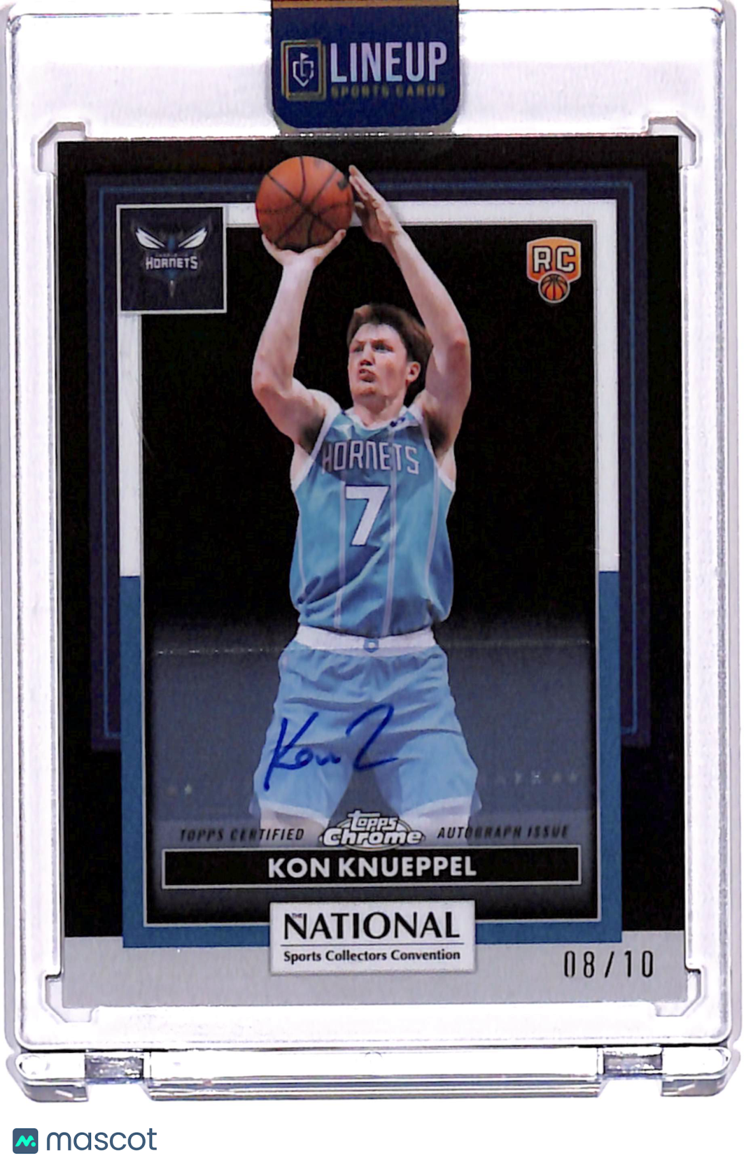 2026 Topps Chrome National Kon Knueppel #NBA-41 Black /10 RC
