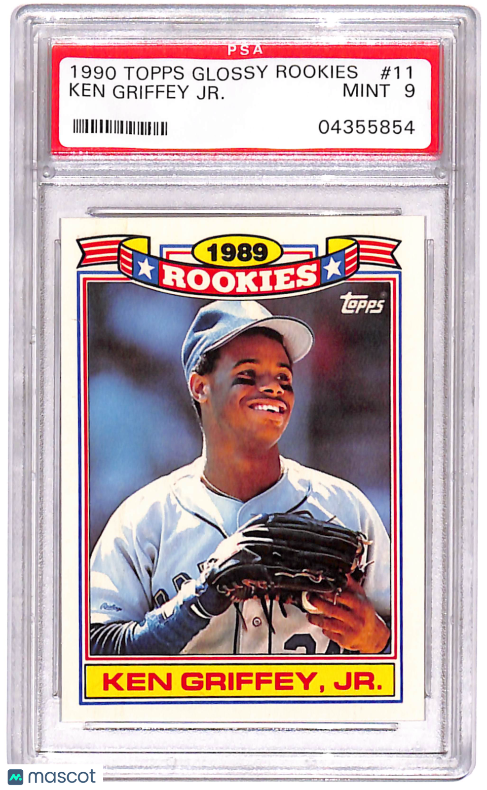 PSA 9 1990 Topps Glossy Rookies Ken Griffey JR. #11