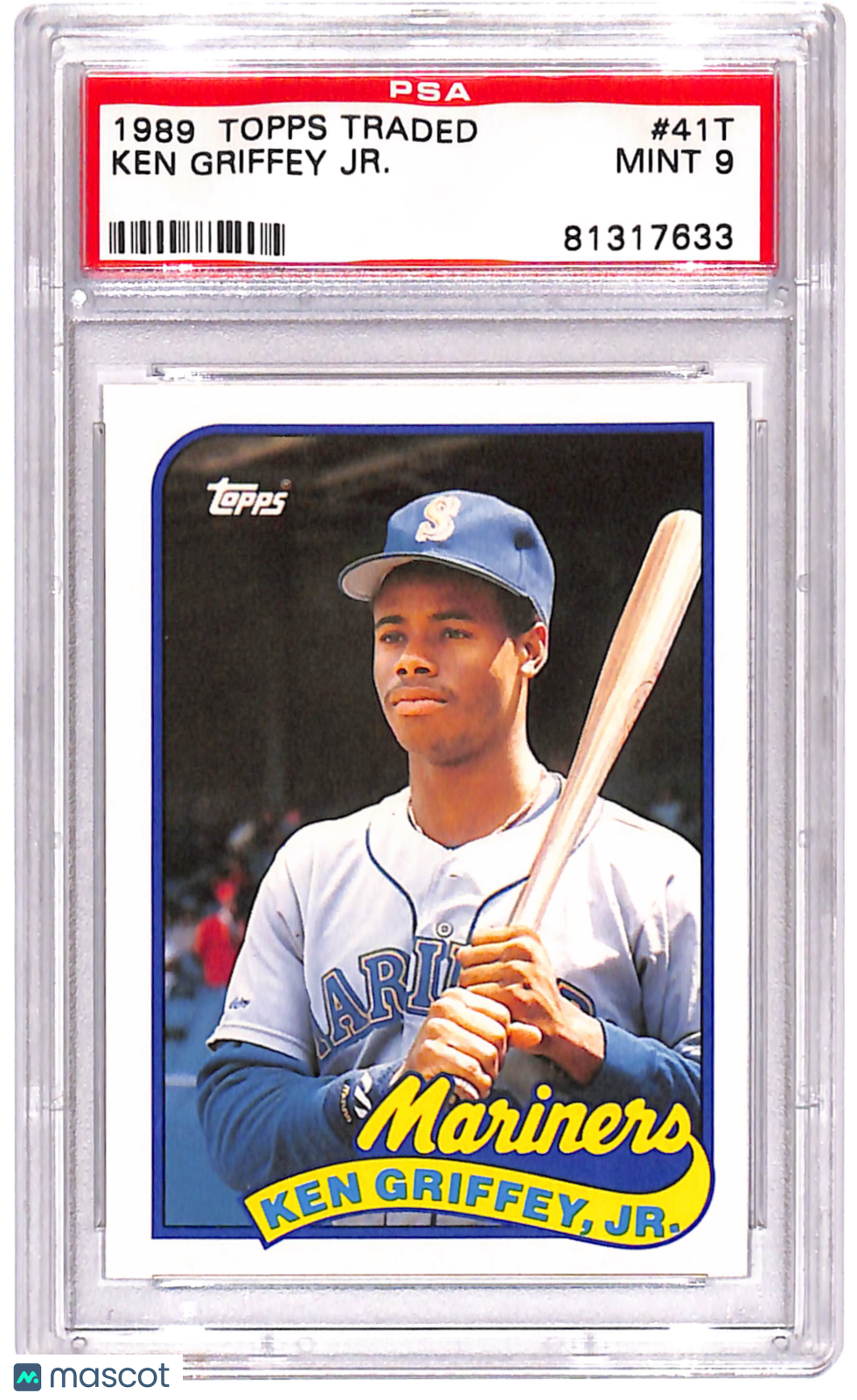 PSA 9 1989 Topps Traded Ken Griffey JR. #41T