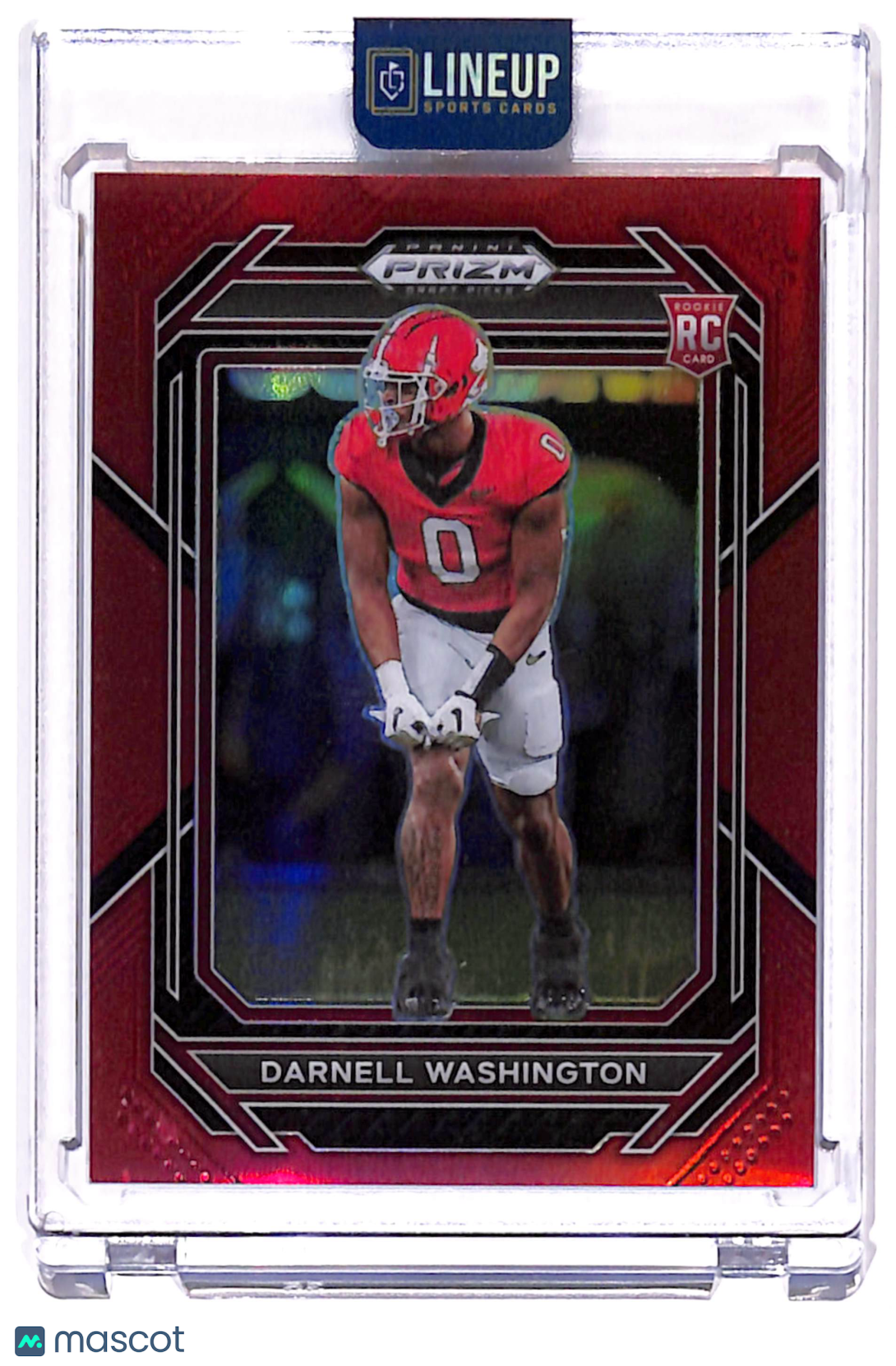 2023 Panini Prizm Draft Picks Darnell Washington #156 Red /299 RC
