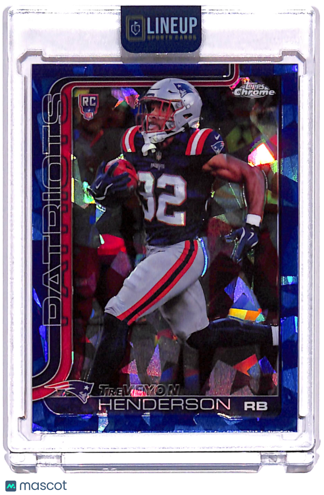 2025 Topps Chrome TreVeyon Henderson #328 Blue Sapphire RC