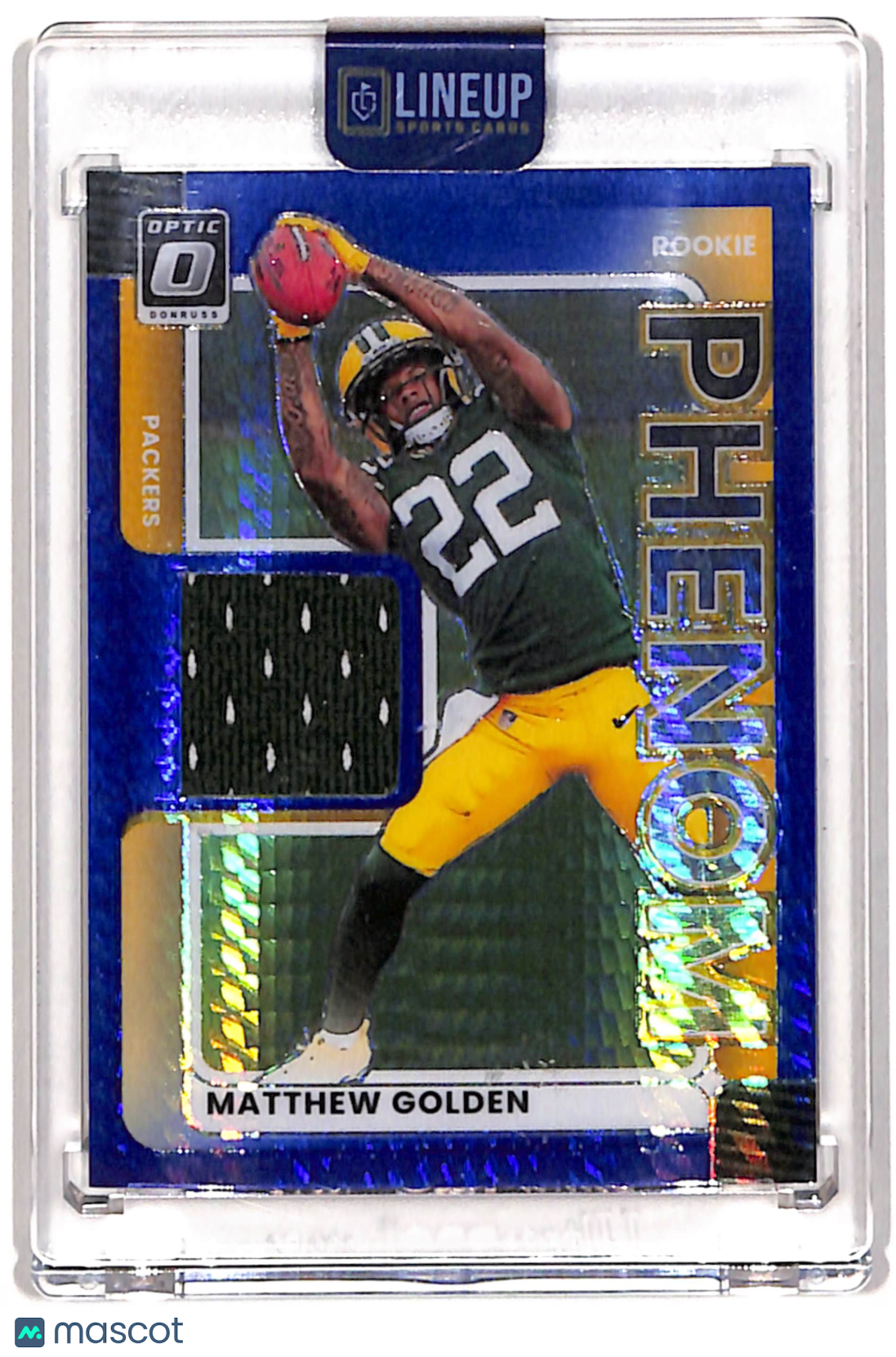 2025 Panini Donruss Optic Rookie Phenoms Matthew Golden #RPBH-MGN Blue