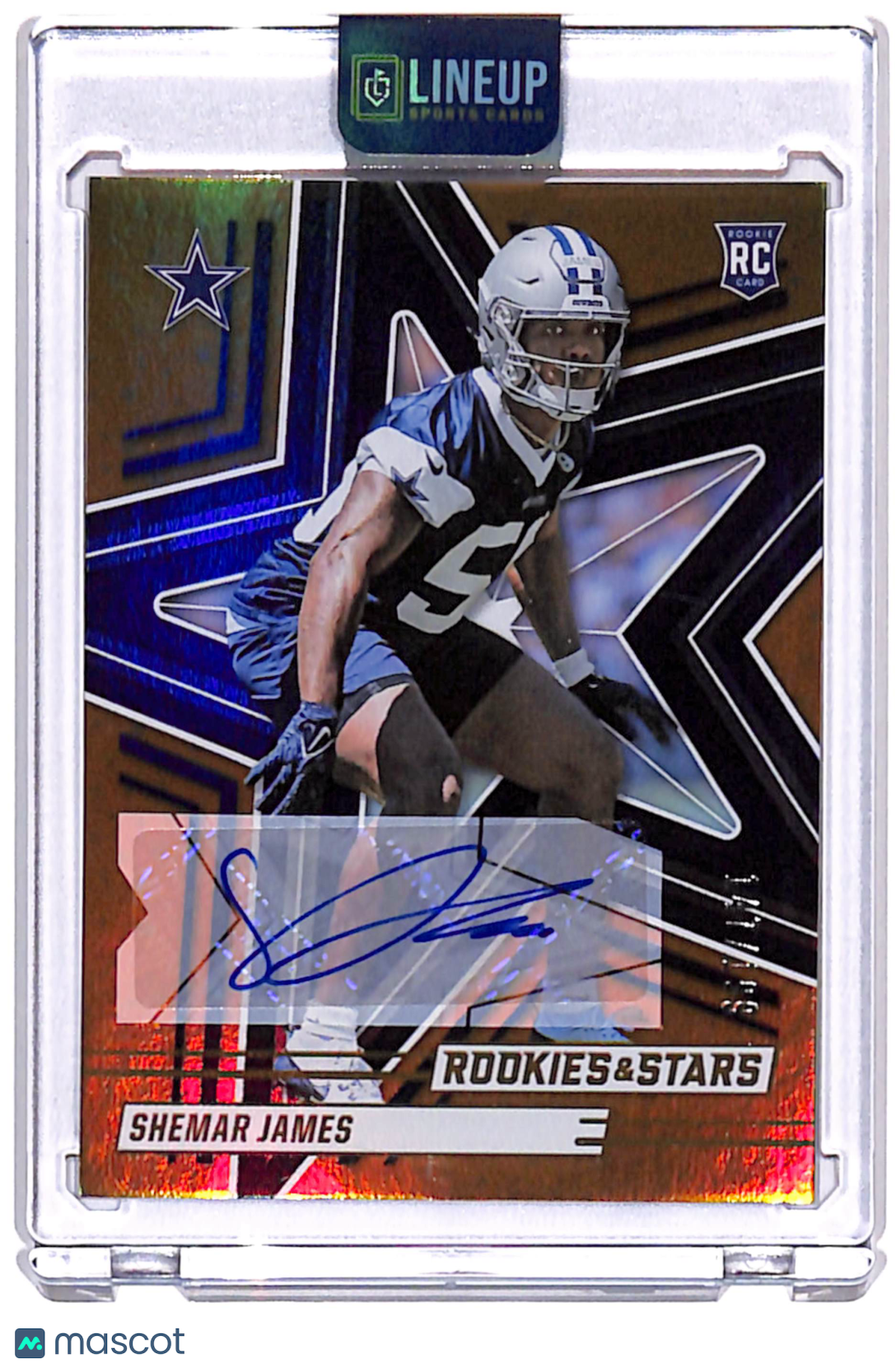 2025 Panini Rookies & Stars Shemar James #178 Orange /199 RC