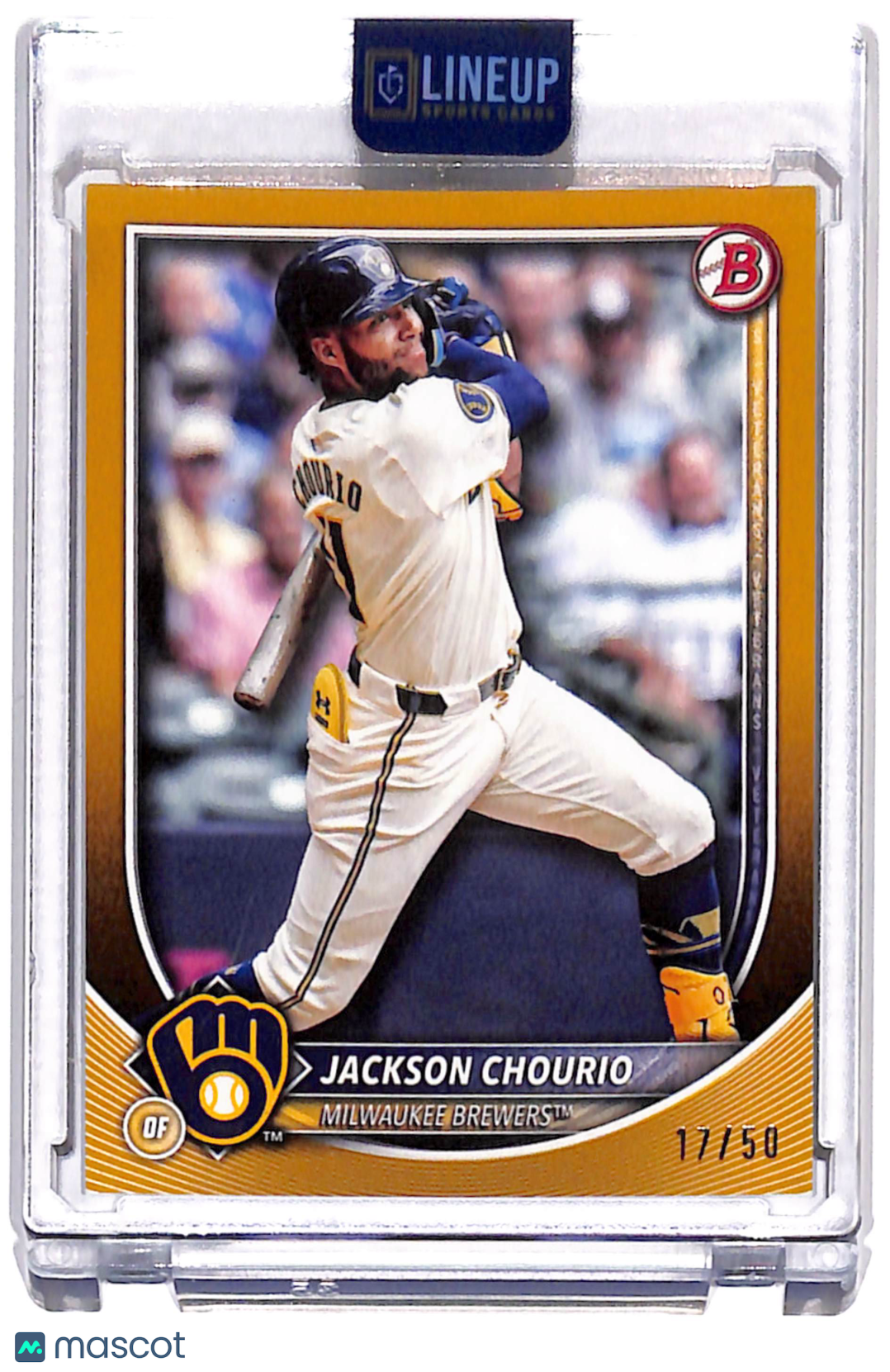 2025 Bowman Jackson Chourio #11 Gold /50