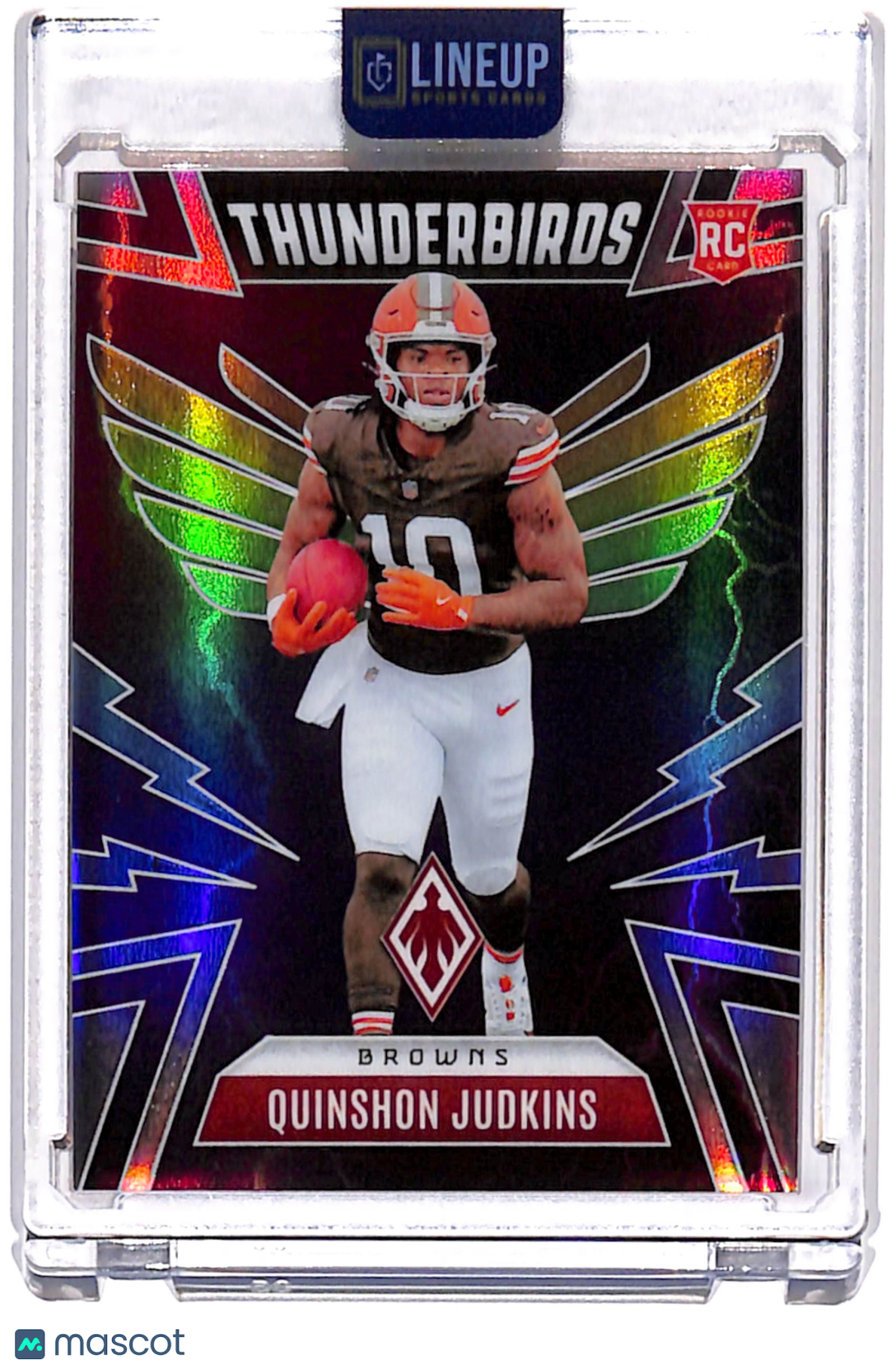 2025 Panini Phoenix Thunderbirds Quinshon Judkins #12 Silver RC