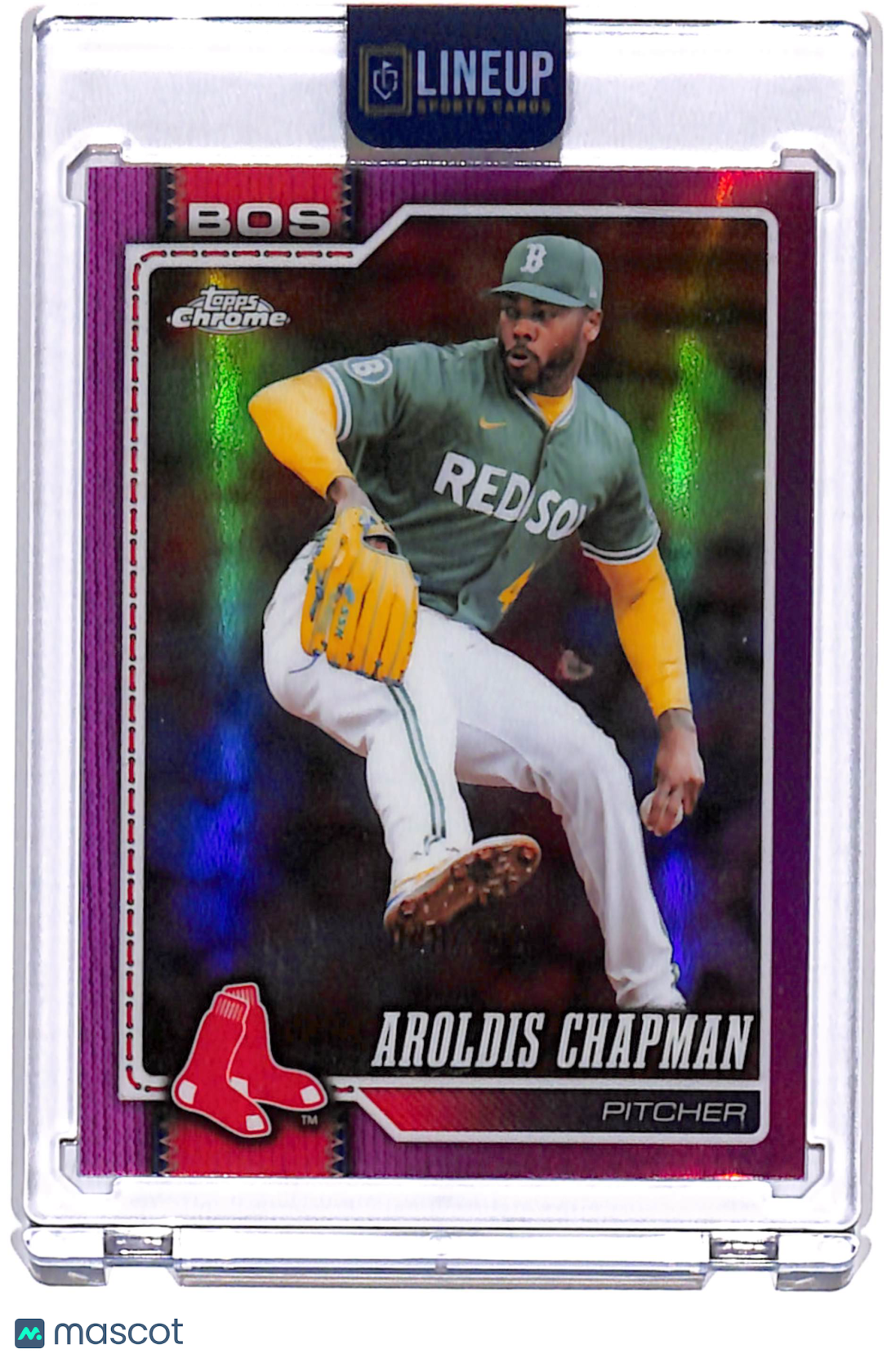 2024 Topps Chrome Aroldis Chapman #145 Pink Refractor /250