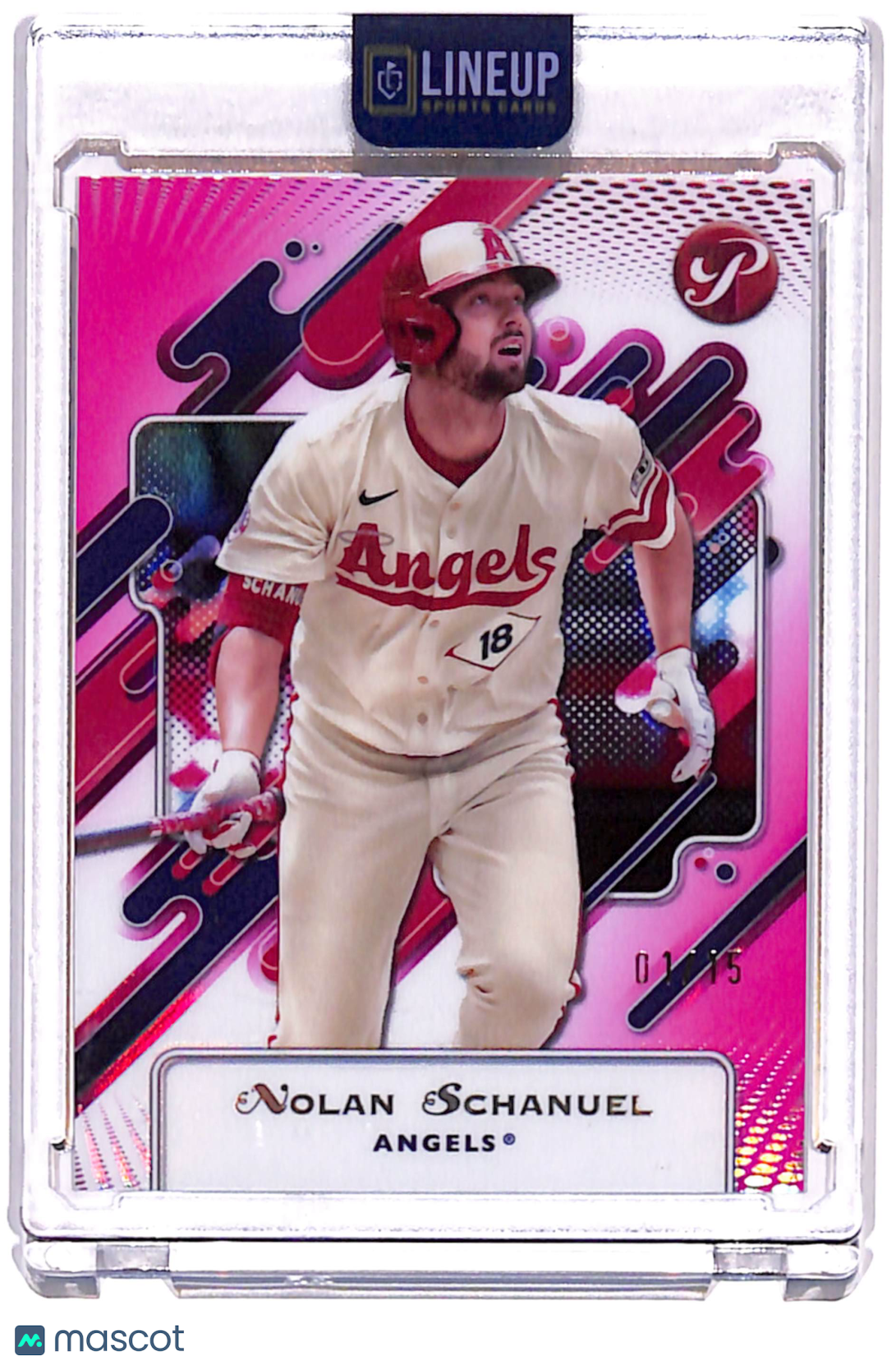 2025 Topps Pristine Nolan Schanuel #167 Pink /15
