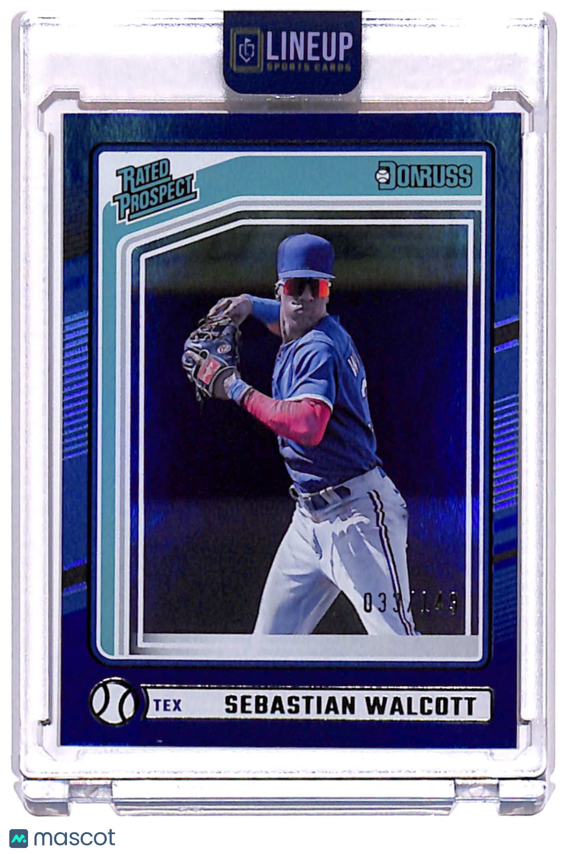 2024 Donruss Sebastian Walcott #160 Blue /149