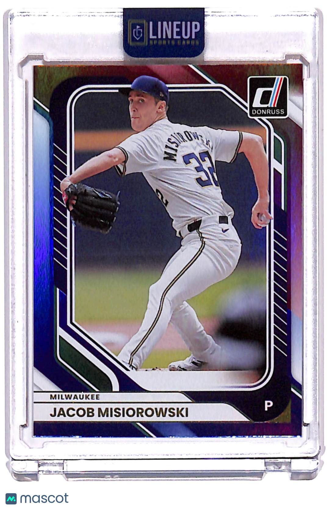 2026 Panini Donruss Jacob Misiorowski #53 Red White Blue