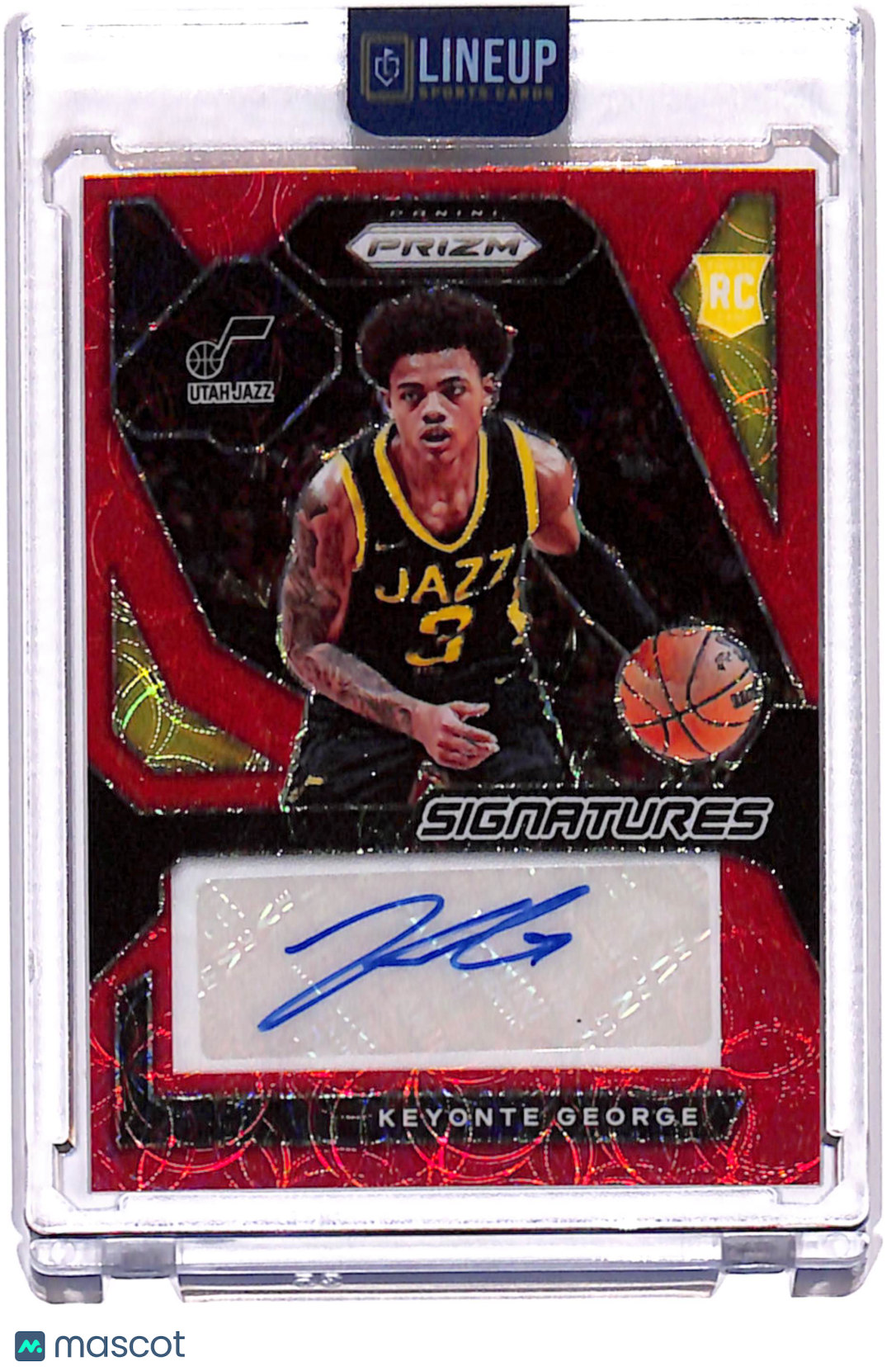 2023 Panini Prizm Keyonte George #RSI-GEO Red Choice /88 RC