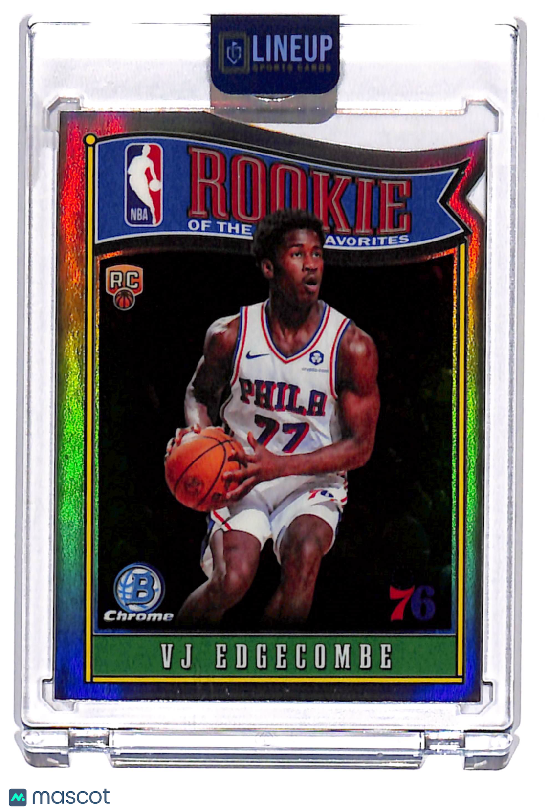 2026 Topps Bowman Chrome VJ Edgecombe #RY-3 Refractor RC