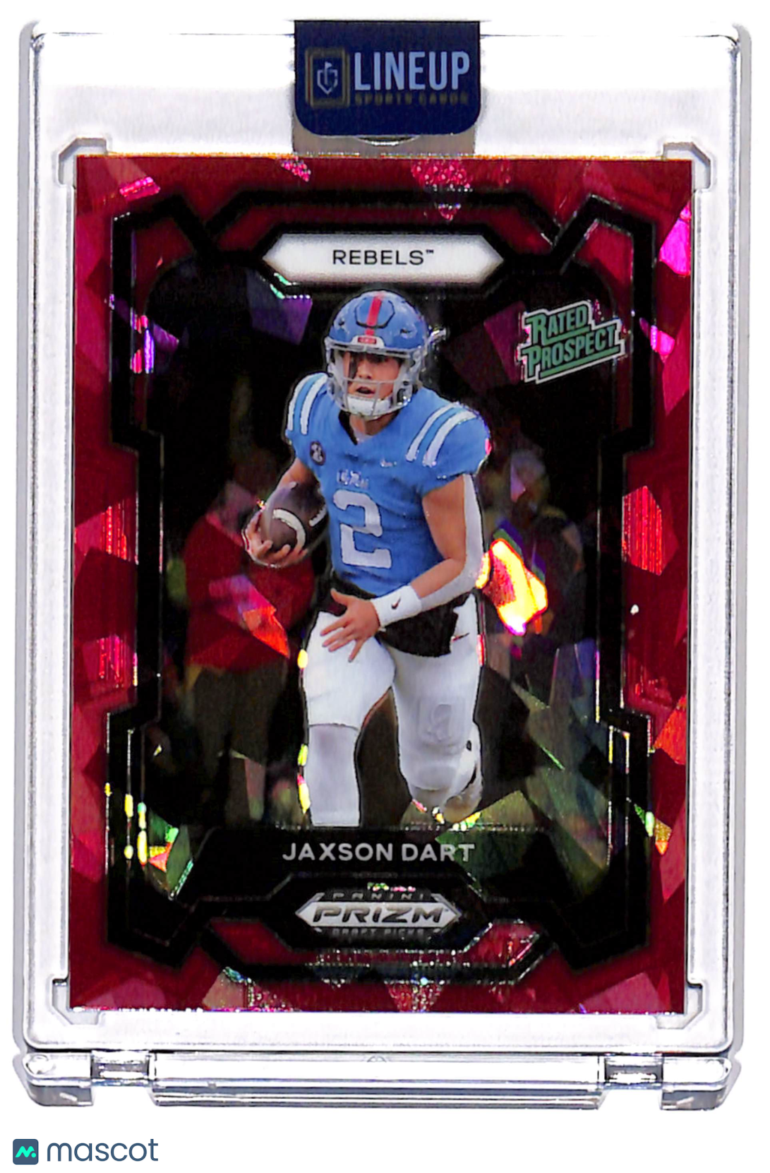 2024 Panini Prizm Draft Picks Jaxson Dart #147 Pink Ice