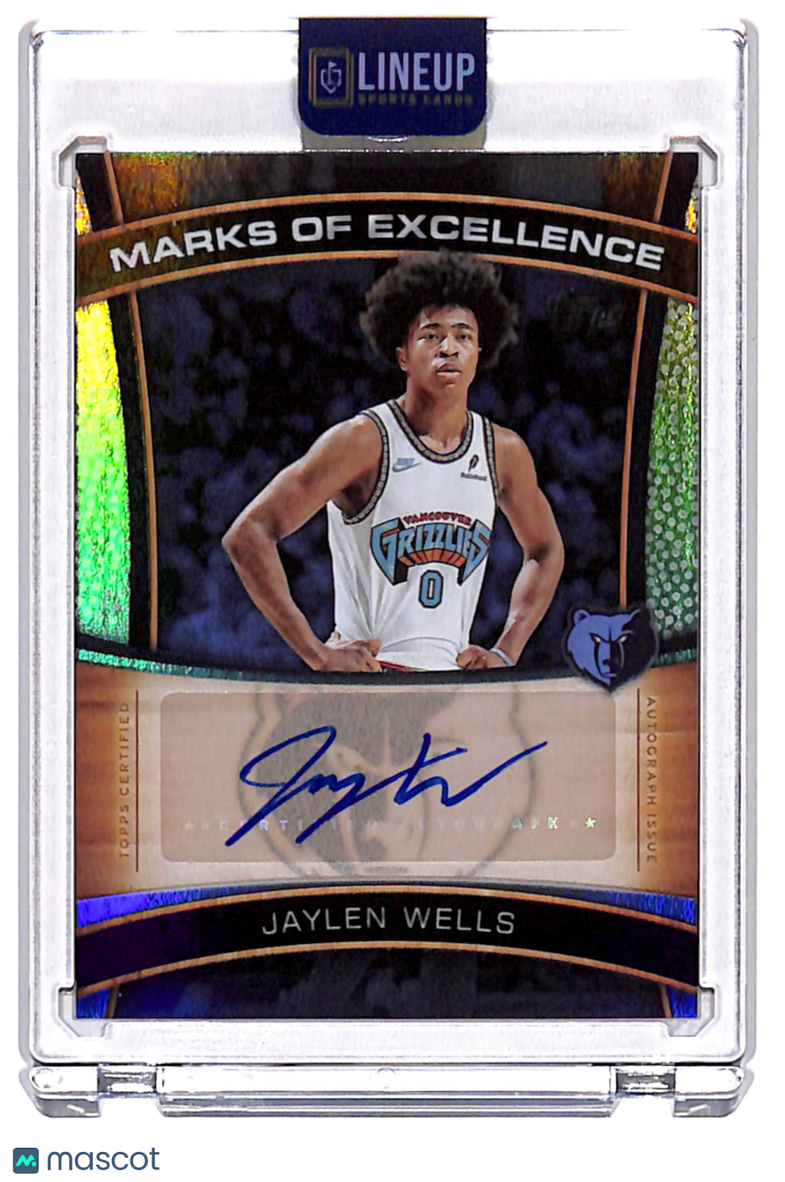 2025 Topps Marks of Excellence Jaylen Wells #ME-JW