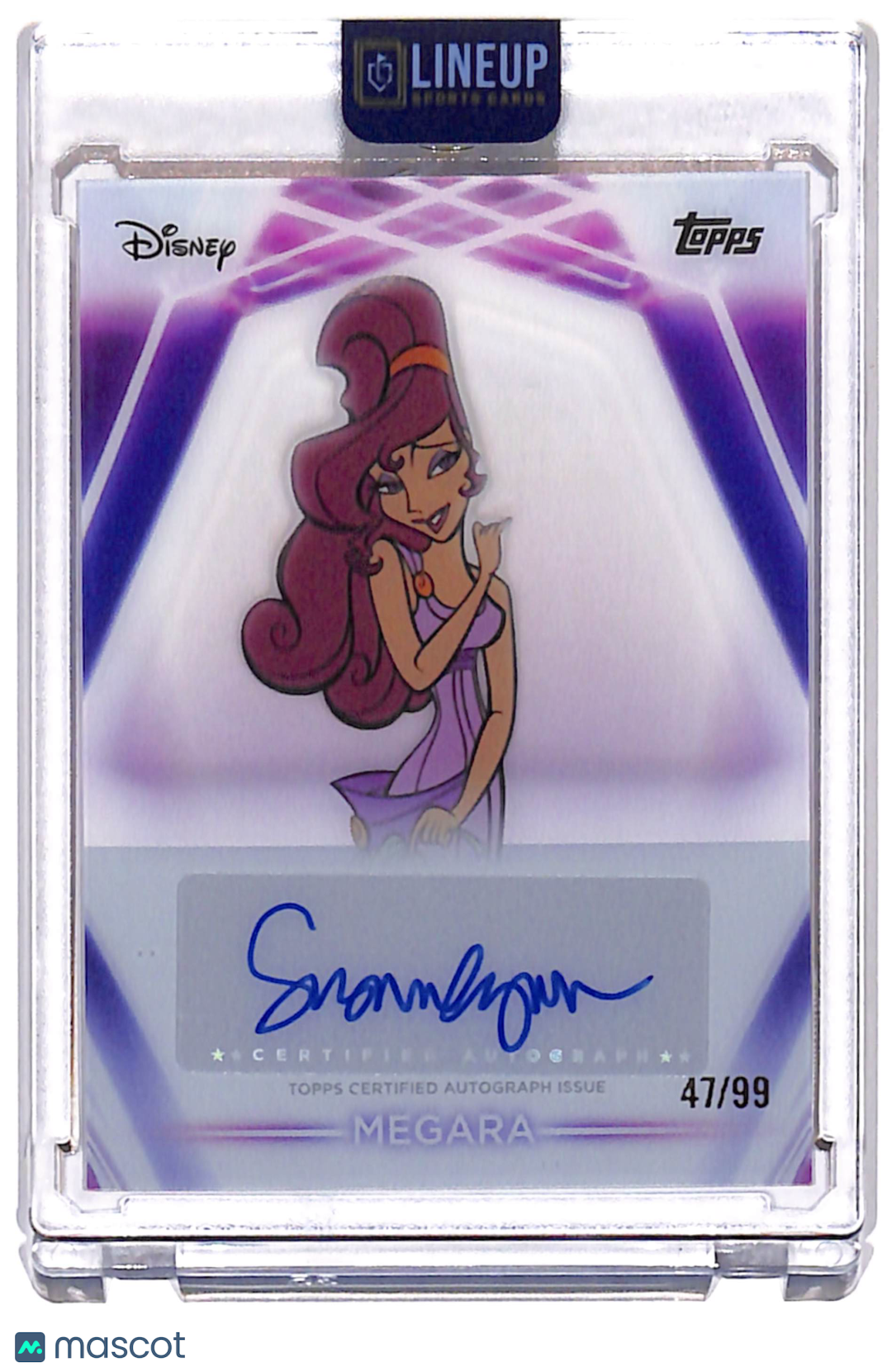 2026 Topps Disney Neon Susan Egan 47/99 #TNA-SE