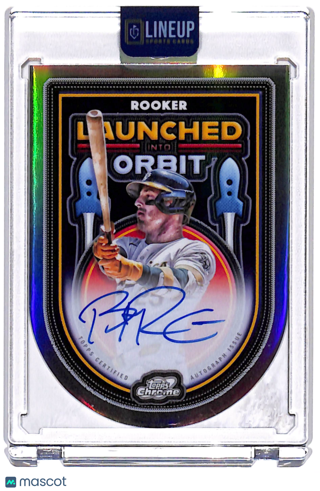 2025 Topps Cosmic Chrome Brent Rooker #LIOA-BR Launched Into Orbit Autograph Variation