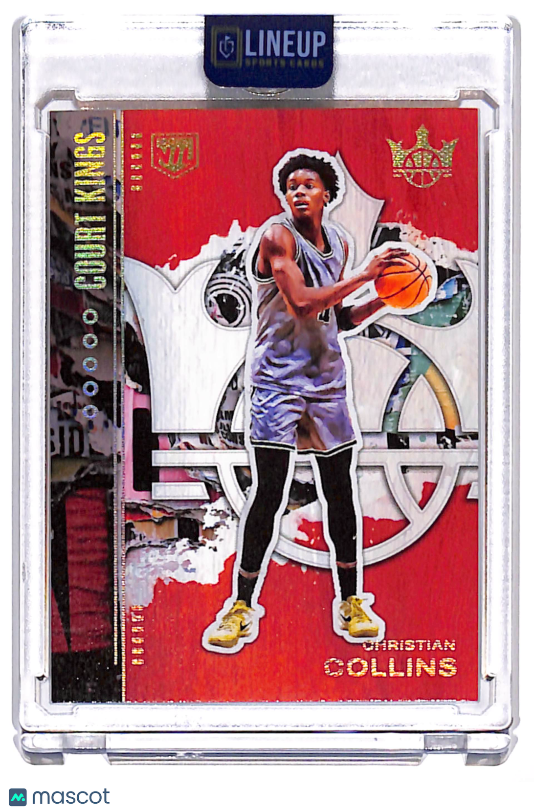 2026 Panini Court Kings Basketball Christian Collins #63 Red /149